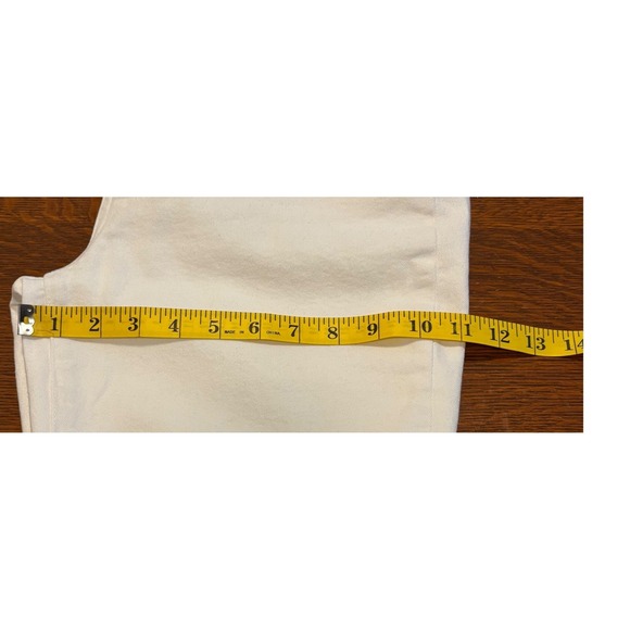 Madewell Women's Perfect Vintage Crop 27"Distressed High Rise Jean White Size 29 - Picture 14 of 14